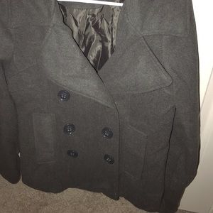 Body Central Gray Pea Coat